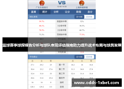 篮球赛事球探报告分析与球队表现评估指南助力提升战术布局与球员发展
