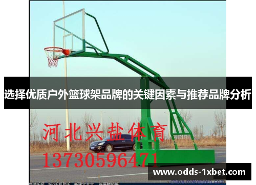 选择优质户外篮球架品牌的关键因素与推荐品牌分析