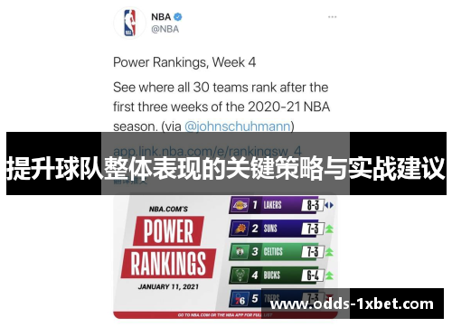 提升球队整体表现的关键策略与实战建议